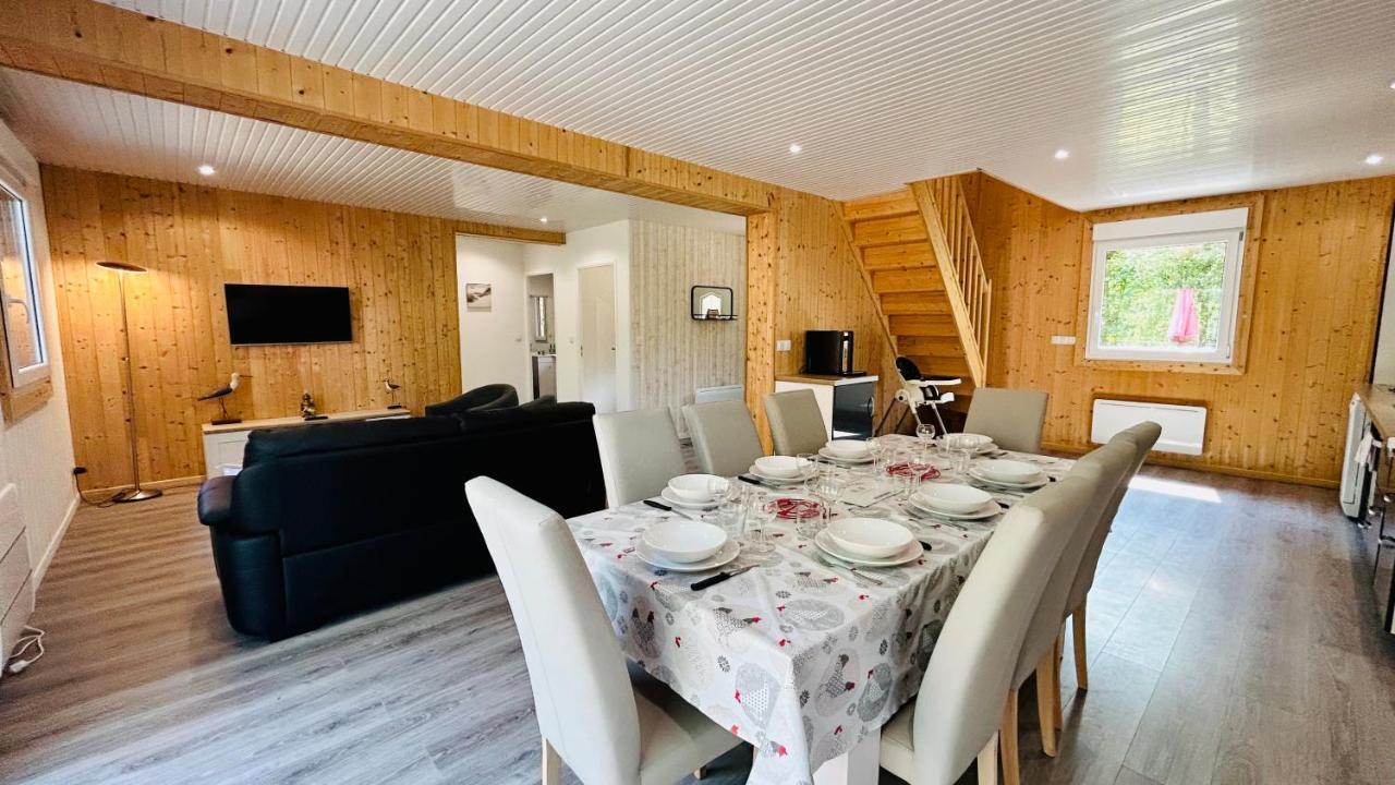 רו Chalet Avec Terrasse Sur Pilotis Vue Sur L'Etang מראה חיצוני תמונה